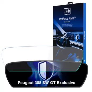 3MK PROTECTION TechWrap Matt armatuurlaua kaitsekile Peugeot 308 SW GT Exclusive jaoks