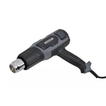 HOOZAR 2000W kuumapuhur reguleeritava temperatuuriga, LCD-ekraaniga, 4 otsikuga ja hoiukohvriga