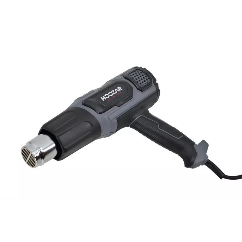 HOOZAR 2000W kuumapuhur reguleeritava temperatuuriga, LCD-ekraaniga, 4 otsikuga ja hoiukohvriga