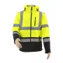 AWTOOLS Softshell-jope T3 kõrge nähtavusega peegeldav must suurus S