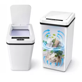 MOZOS FH-2 Valge automaatne anduriga prügikast 35L