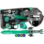 LEAN TOYS Space Knight Rollimängukomplekt valgusmõõga, maski ja käeraudadega