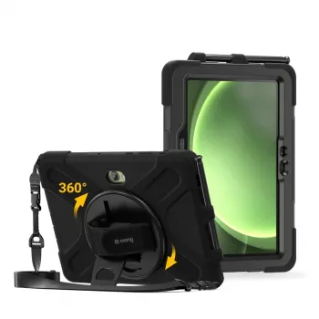Crong Defender Plus vastupidav ümbris Samsung Galaxy Tab Active5 Pro 10,1 tollile – must