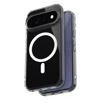 Crong Hybrid Clear Magnetic Case for Google Pixel 11 - MagSafe ühilduv, läbipaistev