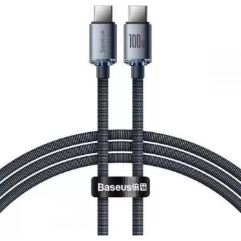 Baseus Crystal Shine USB-C to USB-C kaabel 100W PD 1,2m must