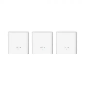 Tenda MX3 (3-Pack) AX1800 Terve kodu Mesh Wi-Fi 6 süsteem, Dual-Band, 2x Gigabit porti sõlme kohta, leviala kuni 6000 ruutjalga, Valge