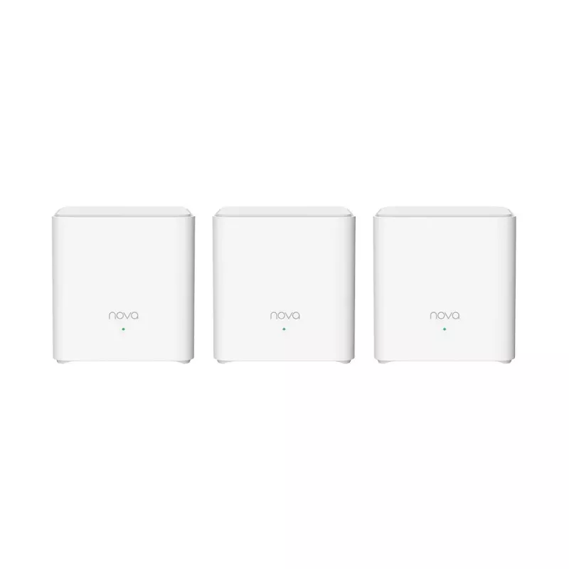 Tenda MX3 (3-Pack) AX1800 Terve kodu Mesh Wi-Fi 6 süsteem, Dual-Band, 2x Gigabit porti sõlme kohta, leviala kuni 6000 ruutjalga, Valge