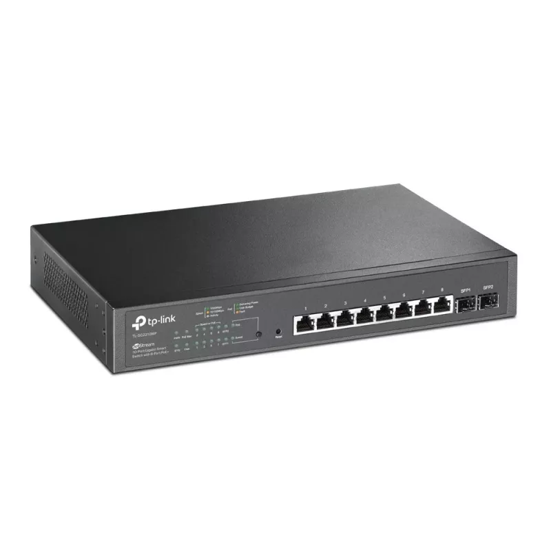 TP-Link JetStream 10-pordiline Gigabit Smart PoE lüliti 8 PoE+ pordiga