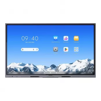 Hikvision DS-D5C75RB/A2L 75-tolline 4K interaktiivne ekraan, Android 14 (uuendatav versioonile 16 EDLA), 40-punktiline IR-puutefunktsioon, 8GB muutmälu, 128GB salvestusruumi, Wi-Fi 6, Bluetooth 5.2, 3x HDMI, USB-C, 2x15W kõlarid, 8-mikrofoniga massiiv, VE