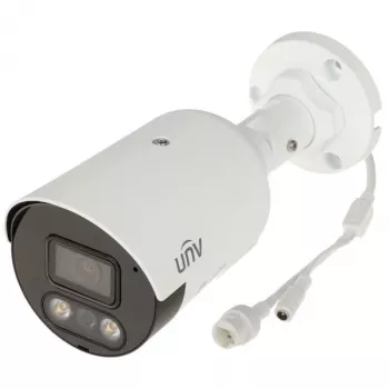 UNIVIEW IPC2124SB-ADF28KMC-I1 4MP IP-kaamera aktiivse hoiatusega, 2.8mm fikseeritud objektiiv, IP67, PoE