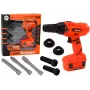 LEAN TOYS DIY patareitoitel töötav puur oranž, puurid ja kruvid