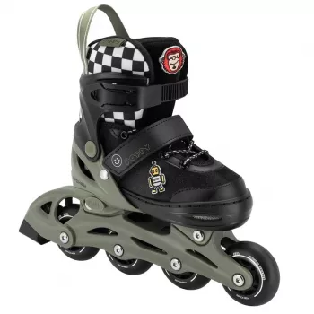 SPOKEY POPPY laste rulluisud 31-34 Roheline/Must