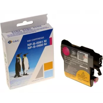 G&G ühilduv magenta tindikassett Brother LC-980M / LC-1100M / LC-1100HM jaoks (XXL, 750 lehekülge)