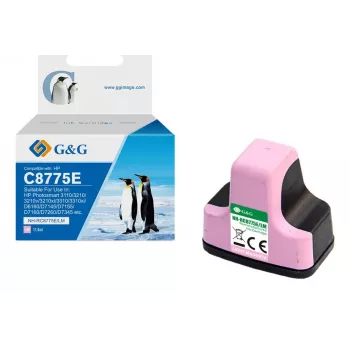 G&G Ninestar ühilduv HP 363 XL suure saagisega hele magenta tindikassett (C8775EE)