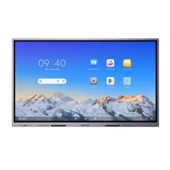 Hikvision DS-D5C86RB/A 86-tolline 4K UHD interaktiivne puuteekraan Android 11, 8MP kaamera, 8-mikrofoniga massiiv, 2×15W kõlaritega