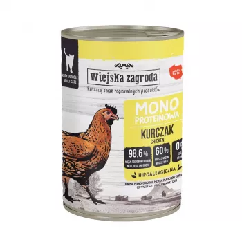 Wiejska Zagroda Monoproteiinne märg toidukassidele Kanaga Täiskasvanud 400g