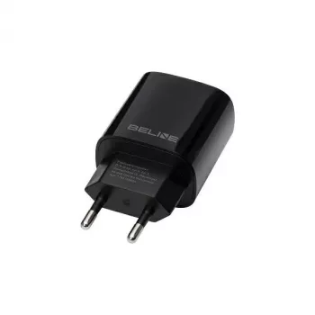 Beline GaN 30W USB-C PD + USB-A QC seinadapter must (ainult adapter)
