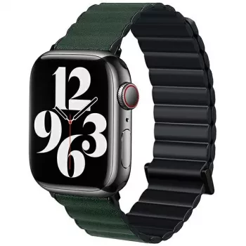 Beline Magnetic Pro Apple Watch rihm 38/40/41mm Must/Roheline