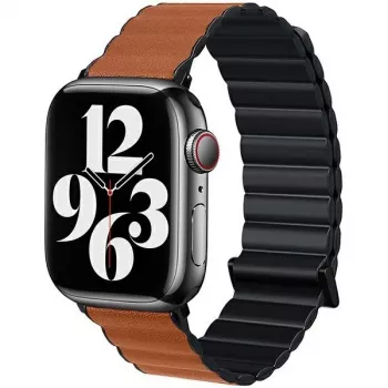 Beline Magnetic Pro Apple Watch rihm 38/40/41mm Must/Pruun