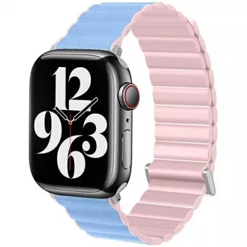 Beline Magnetic Pro rihm Apple Watch 42/44/45/49mm roosa/Sierra Blue