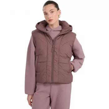 4F Naiste tumepruun isoleeritud vest F299 suurus M