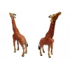 LEAN TOYS Kaelkirjakute kujukesed Hariv perekomplekt 3 tükki + Aafrika taust