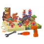 LEAN TOYS 3D ehituspuzzle klotsid DIY dinosaurused lahtimonteerimispuur