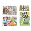 LEAN TOYS 3D ehituspuzzle klotsid DIY dinosaurused lahtimonteerimispuur