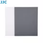 JJC GC seeria 2-in-1 fotograafia kalibreerimiskaartide komplekt – 18% hall kaart ja valge tasakaalu kaart, 20 x 25 cm, vastupidav plastik, nööriga