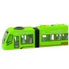 LEAN TOYS City Metro Tram Avatavate Uste, Tulede ja Helidega Roheline 1:16