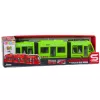 LEAN TOYS City Metro Tram Avatavate Uste, Tulede ja Helidega Roheline 1:16
