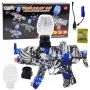 LEAN TOYS Electric Gel Ball Blaster Graffiti White Blue