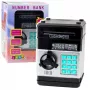 LEAN TOYS ATM Hoiupank tulede, helide ja PIN-koodiga – must