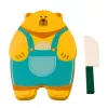 LEAN TOYS Puuviljade lõikamise komplekt lõikelaud ja nuga õppevahend lastele