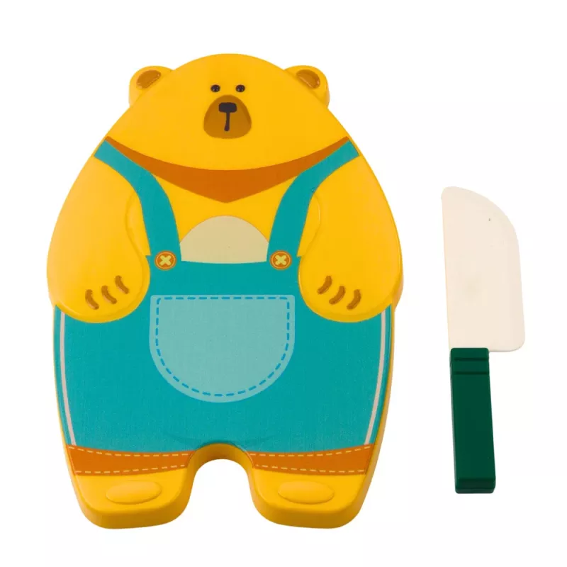 LEAN TOYS Puuviljade lõikamise komplekt lõikelaud ja nuga õppevahend lastele