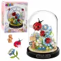 LEAN TOYS Ehitusklotsid Lilleseade Lepatriinudega Kupli All 596 tk