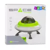 LEAN TOYS UFO Kosmoselaev astronauti kujukesega, tulede ja helidega, roheline