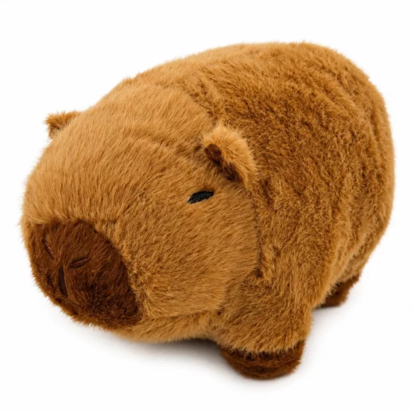LEAN TOYS Roheline avokaado capybaraga 2-in-1 pööratav plüüšmänguasi 25 cm