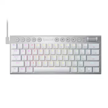 Redragon K632 HORUS Mini 60% RGB juhtmega mänguklaviatuur - valge