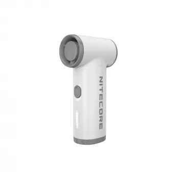 Nitecore NEF Nano kaasaskantav ventilaator valge - USB-C laetav, 3 kiirust, 2500mAh aku