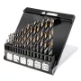 NEO TOOLS HSS-CNC metallpuurikomplekt, 124°, Pro-Tec, 1,0-10,0 mm, 19-osaline