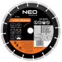 NEO TOOLS 230 mm laserkeevitatud segmentidega teemantlõikeketas betoonile ja kivile, 22,2 mm ava