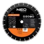 NEO TOOLS 350 mm laserkeevitatud segmentteemantketas, 25,4 mm ava, betoonile, asfaldile, kivile