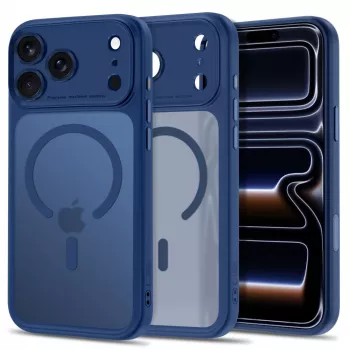 TECH-PROTECT MagPeak MagSafe-kate iPhone 17 Pro / 18 Pro jaoks - matt tumesinine