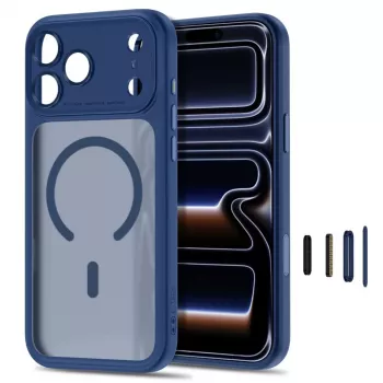 TECH-PROTECT MagPeak MagSafe-kate iPhone 17 Pro / 18 Pro jaoks - matt tumesinine
