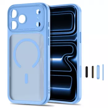 TECH-PROTECT MagPeak MagSafe-kate Apple iPhone 17 Pro / 18 Pro jaoks, matt helesinine