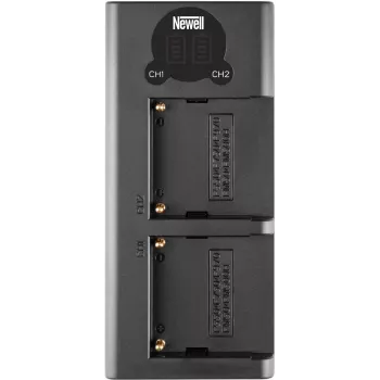 Newell DL-USB-C kahe kanaliga akulaadija NP-F550/770/970 akudele (NL2120)