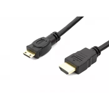 Accura HDMI to Mini HDMI kaabel 1,8 m 4K High Speed Ethernetiga, must