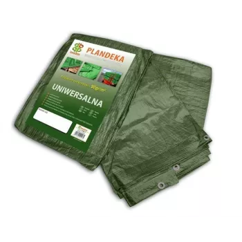Bradas PL906/10 Raskeveokas sinine polüetüleenist presenning 12 x 10 m, 60 g/m², veekindel, UV-kindel, tugevdatud servadega alumiiniumist aasadega