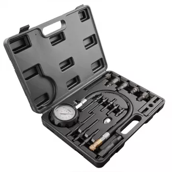 NEO TOOLS Diisli survekatse tester, 16-osaline komplekt (0-70 bar / 0-1000 PSI)